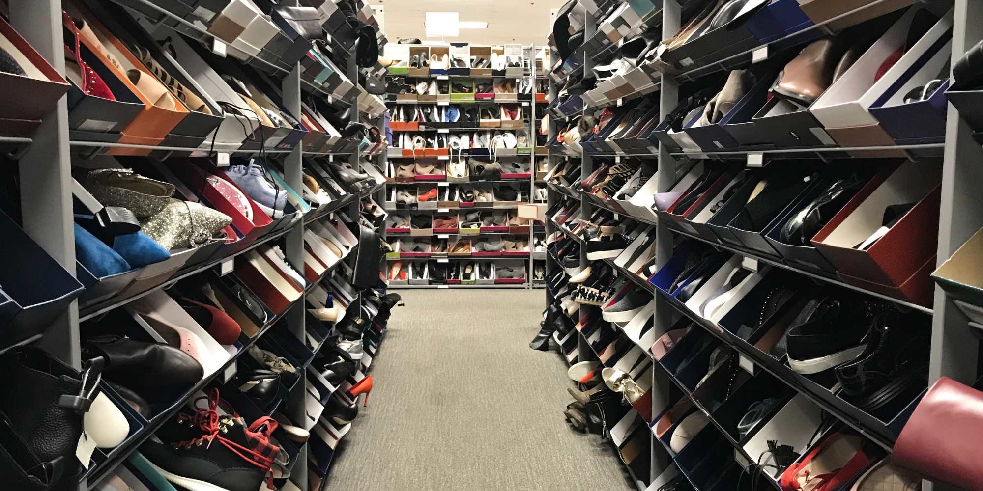 employee picking and packing item for shipment