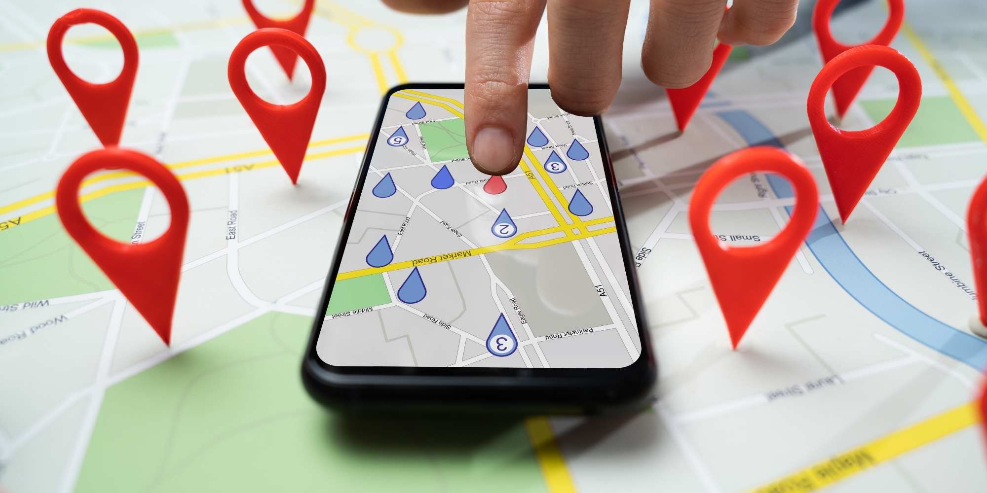 warehouse worker at computer